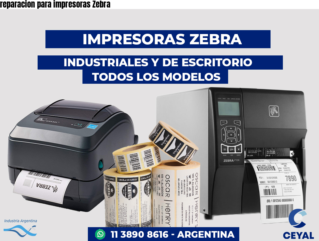reparacion para impresoras Zebra
