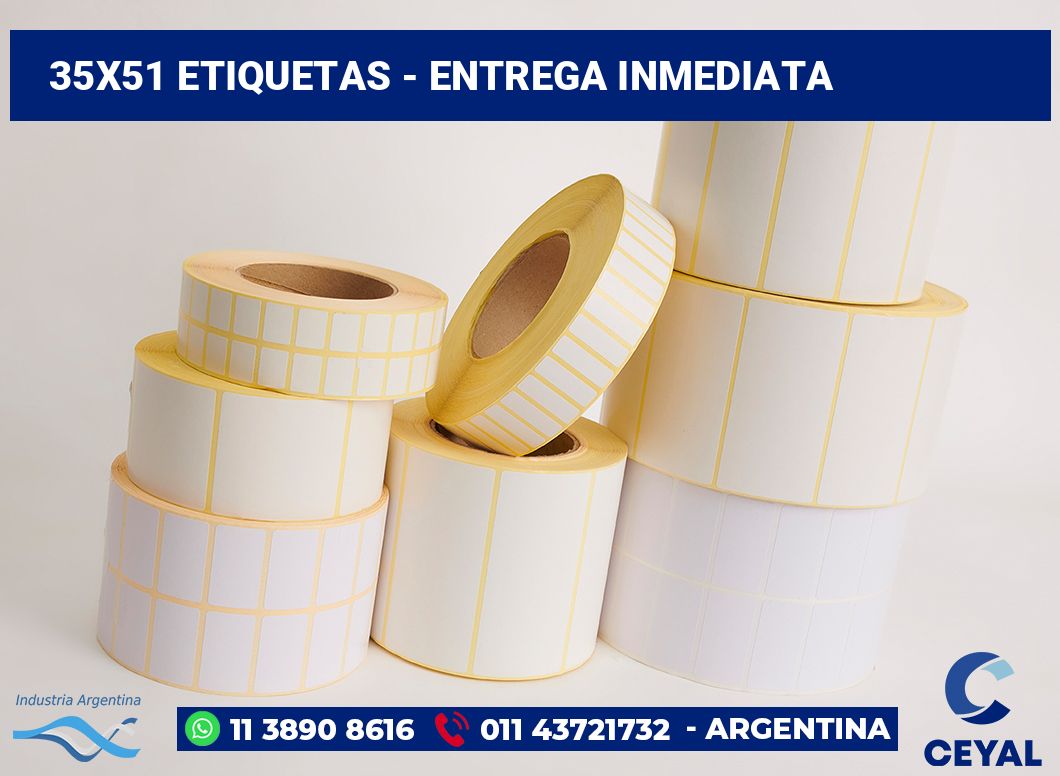 35x51 Etiquetas