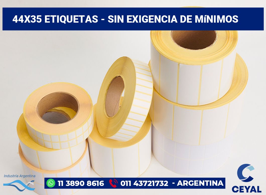 44x35 Etiquetas