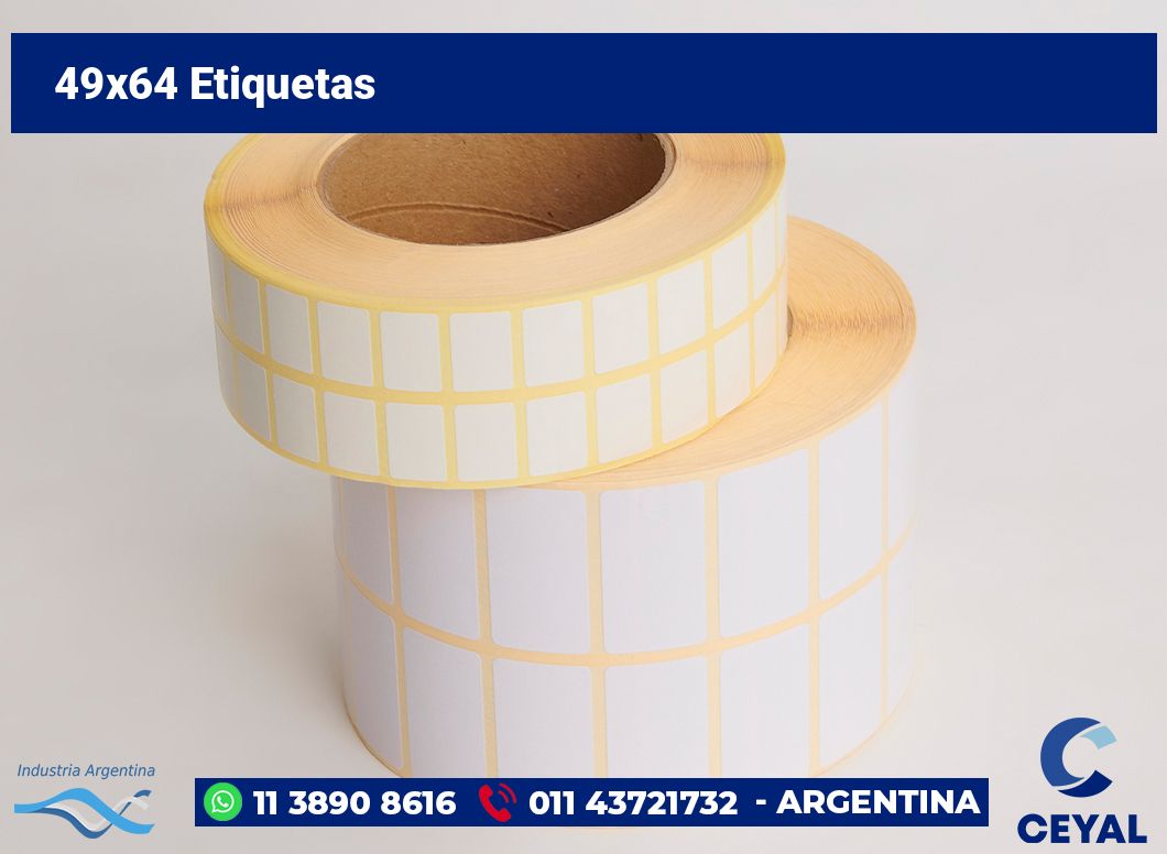 49x64 Etiquetas