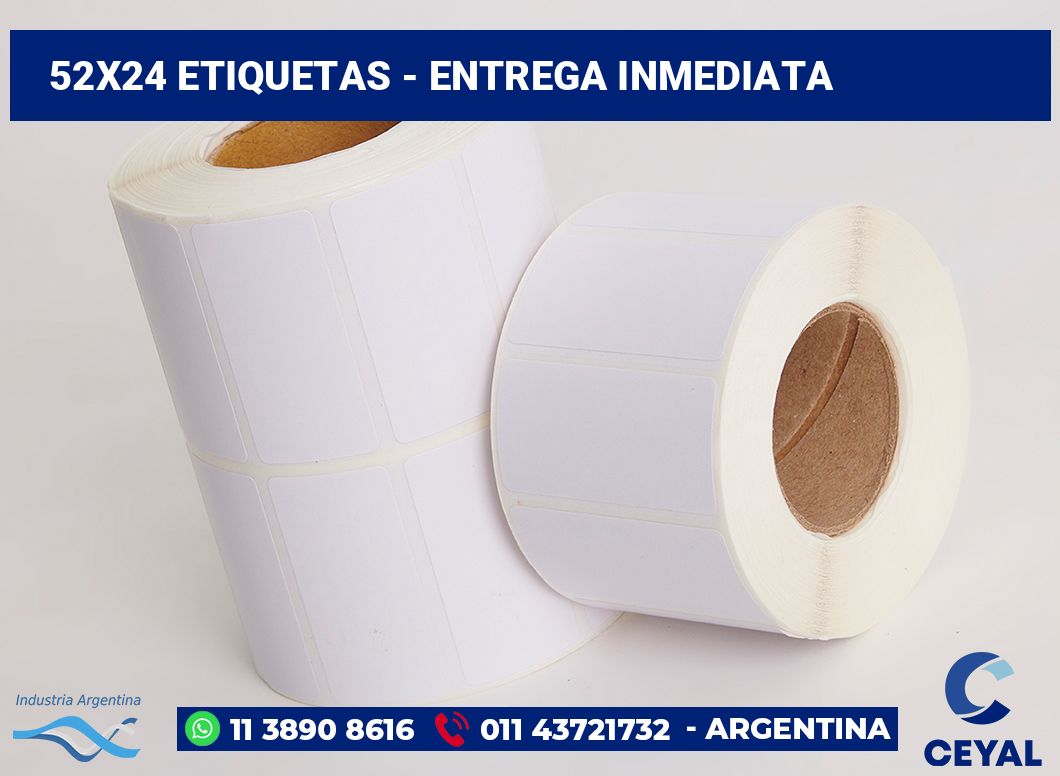52x24 Etiquetas
