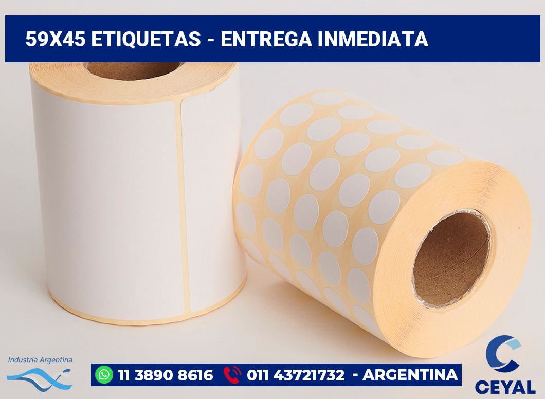 59x45 Etiquetas