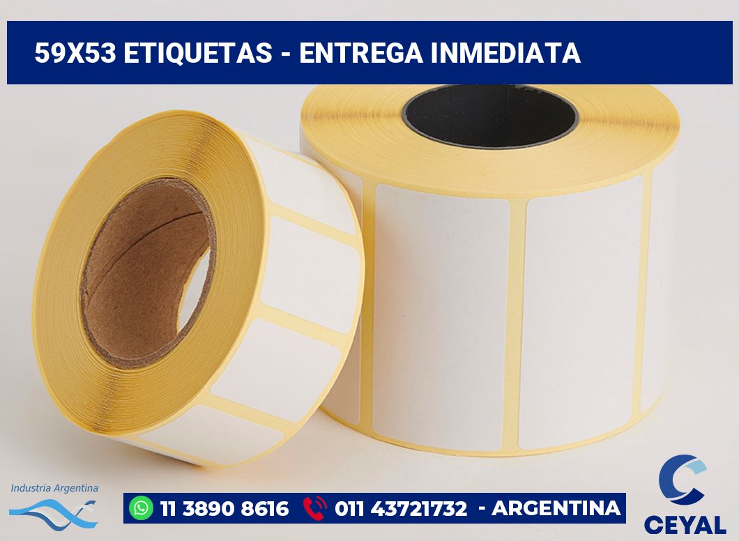 59x53 Etiquetas