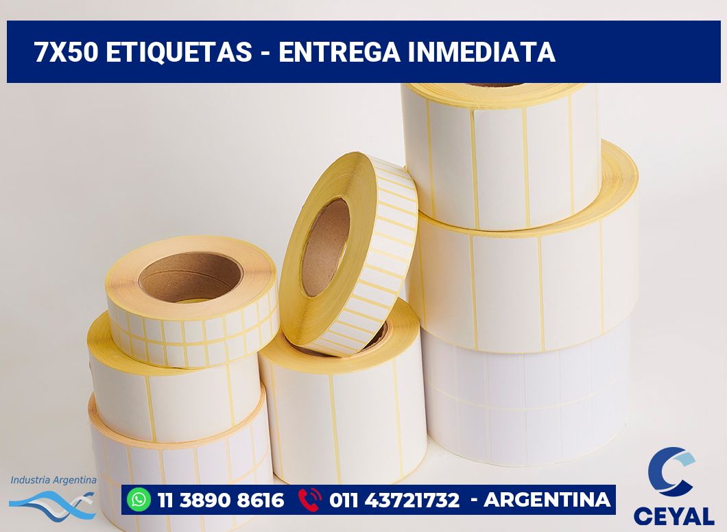 7x50 Etiquetas