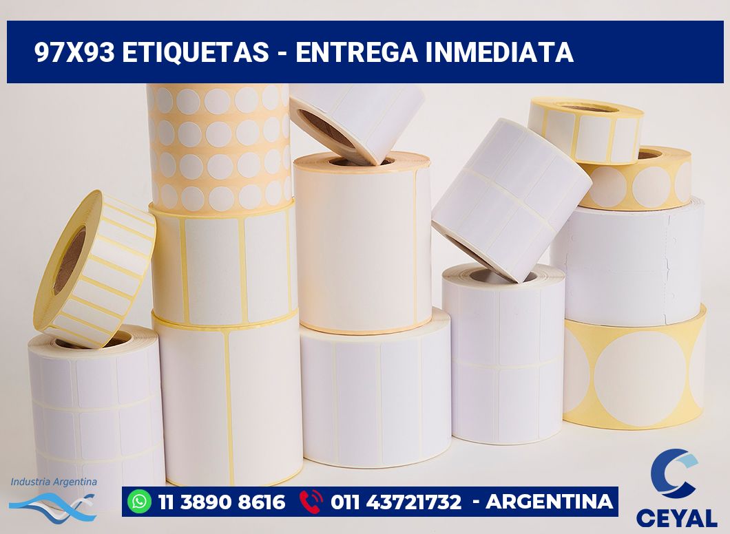 97x93 Etiquetas