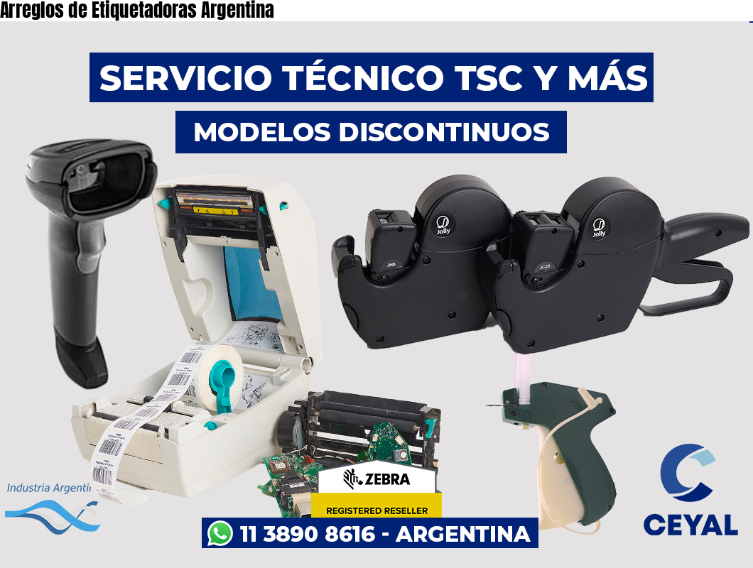 Arreglos de Etiquetadoras Argentina
