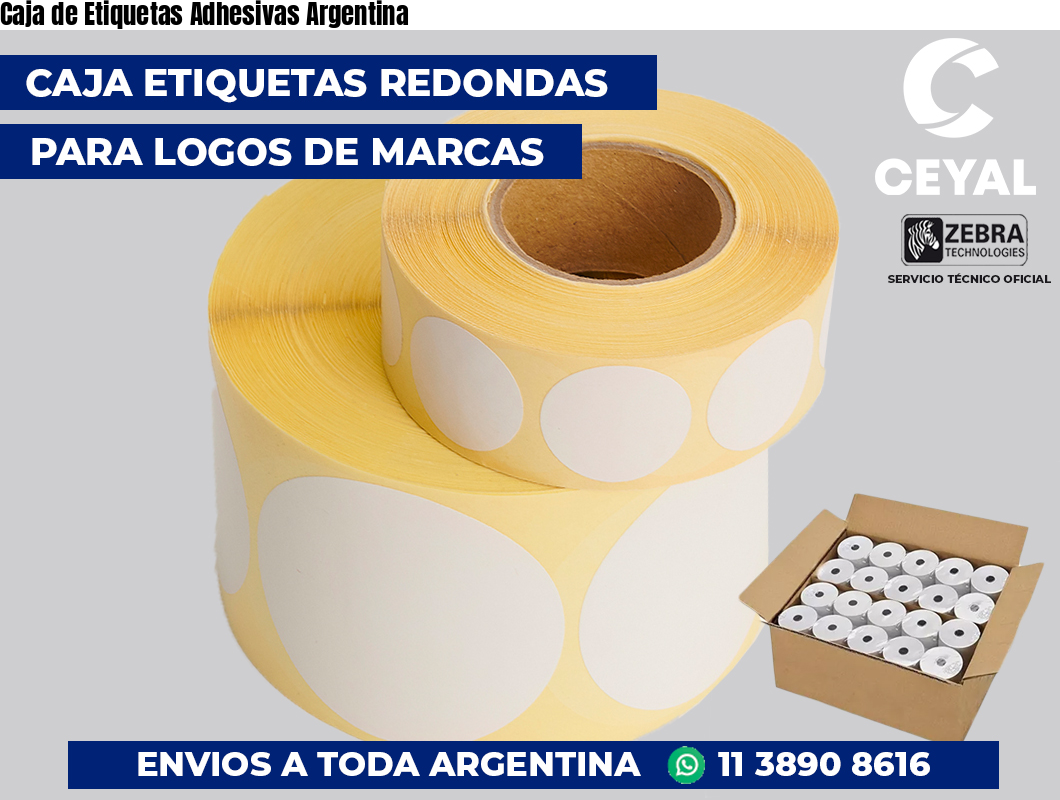 Caja de Etiquetas Adhesivas Argentina