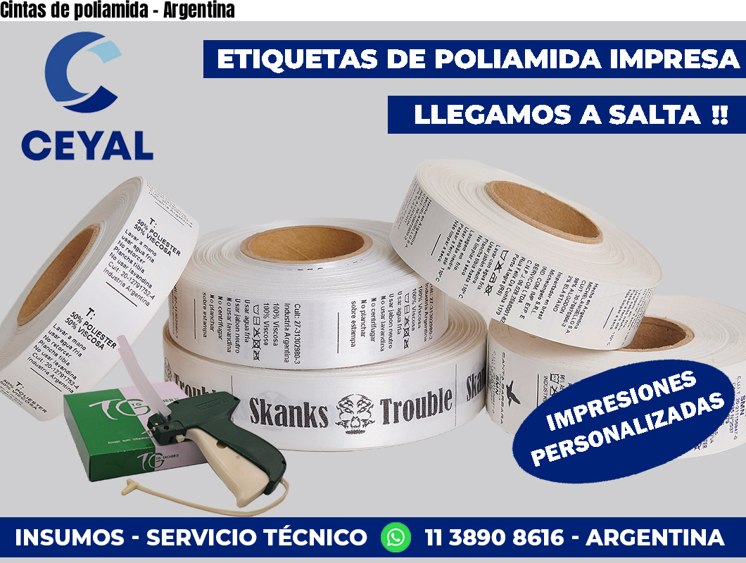 Cintas de poliamida – Argentina