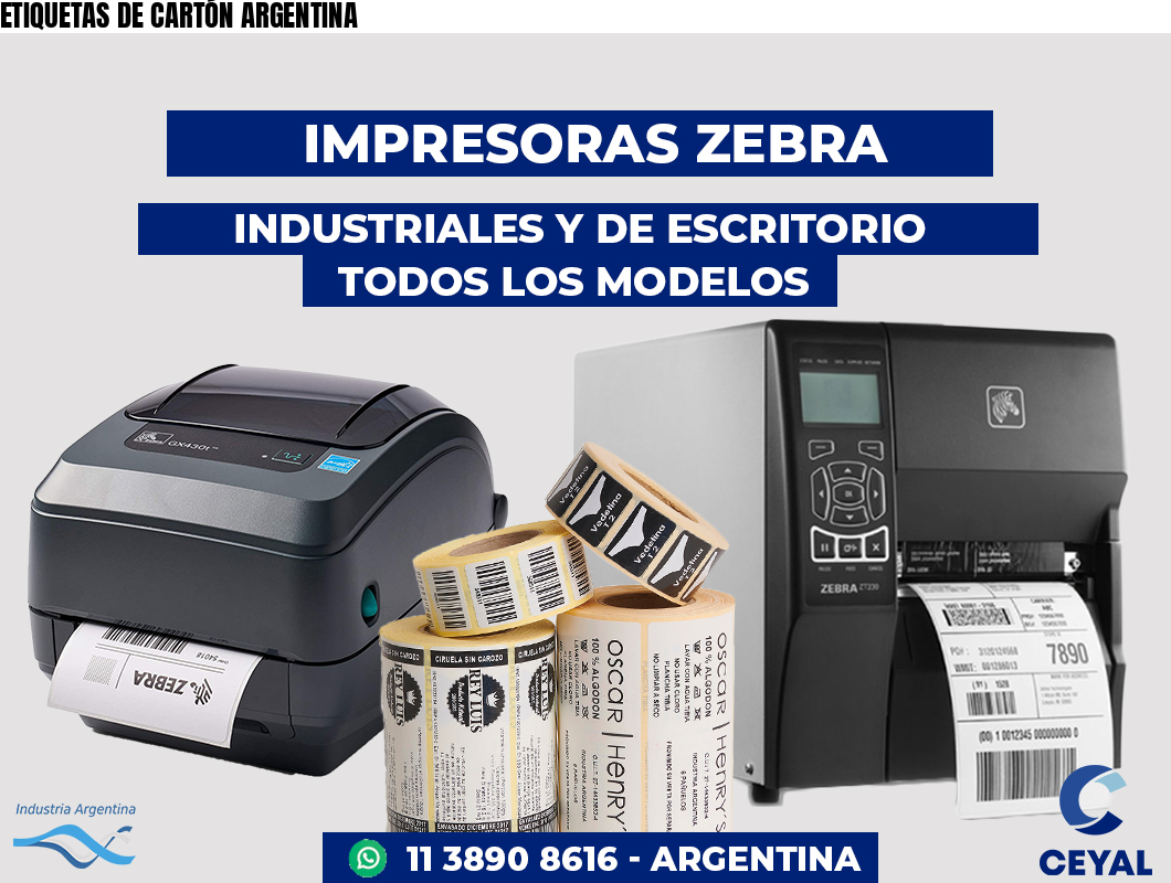 ETIQUETAS DE CARTÓN ARGENTINA