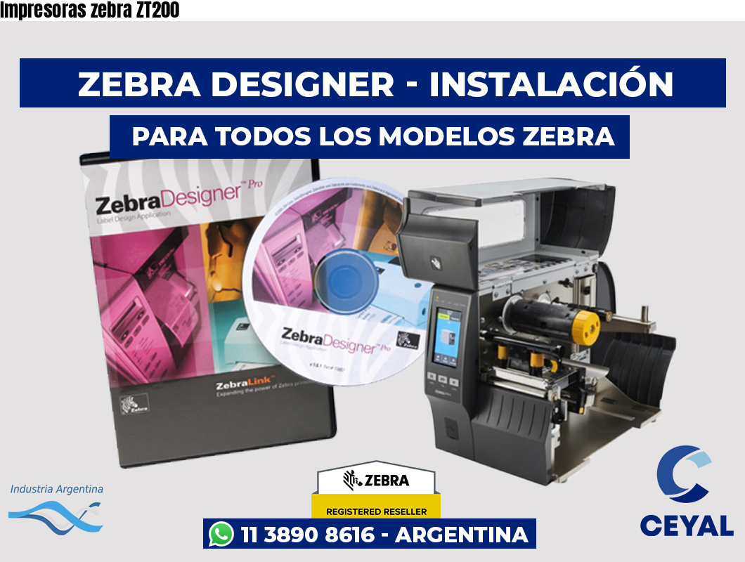 Impresoras zebra ZT200