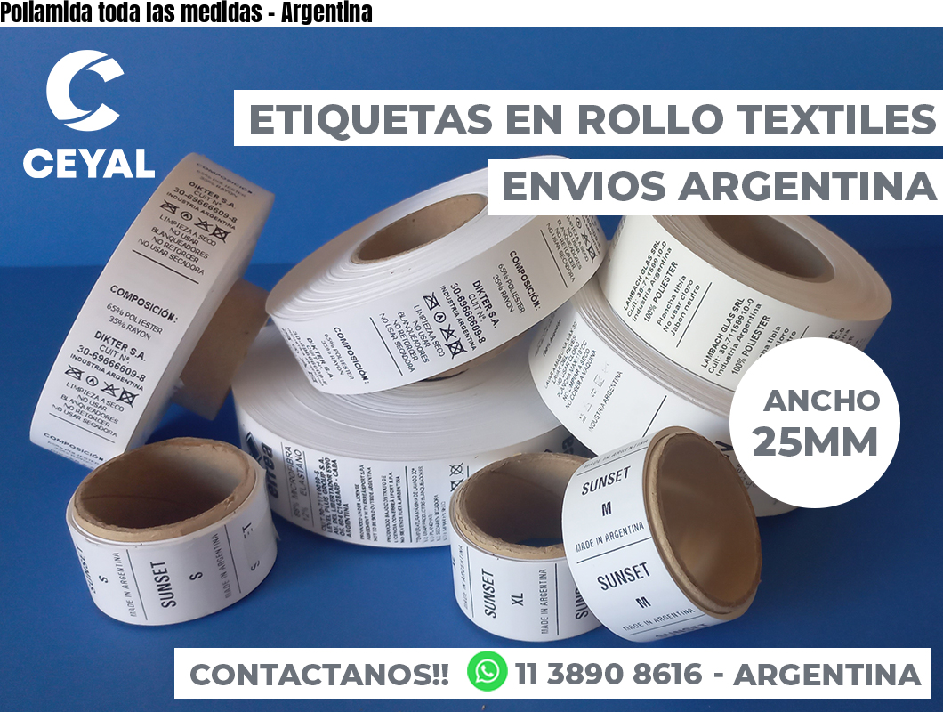 Poliamida toda las medidas - Argentina