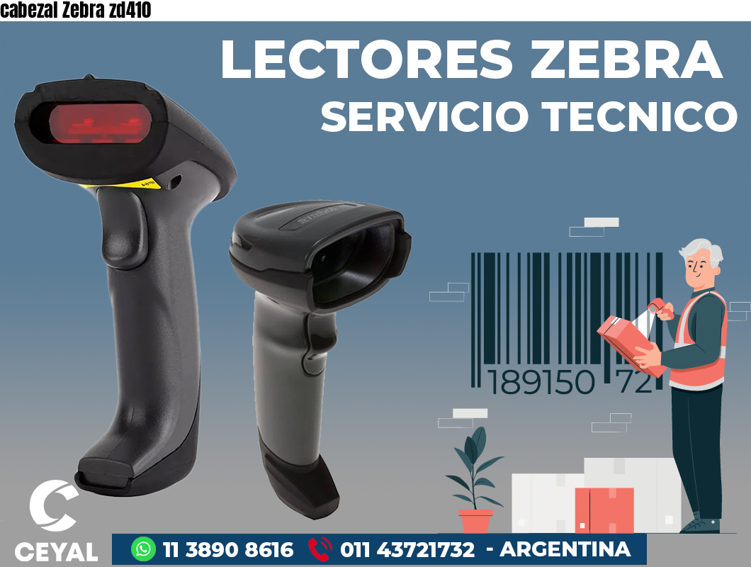 cabezal Zebra zd410