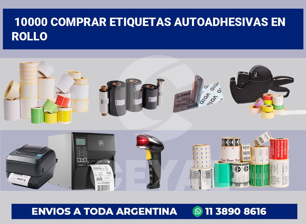 10000 Comprar etiquetas autoadhesivas en rollo