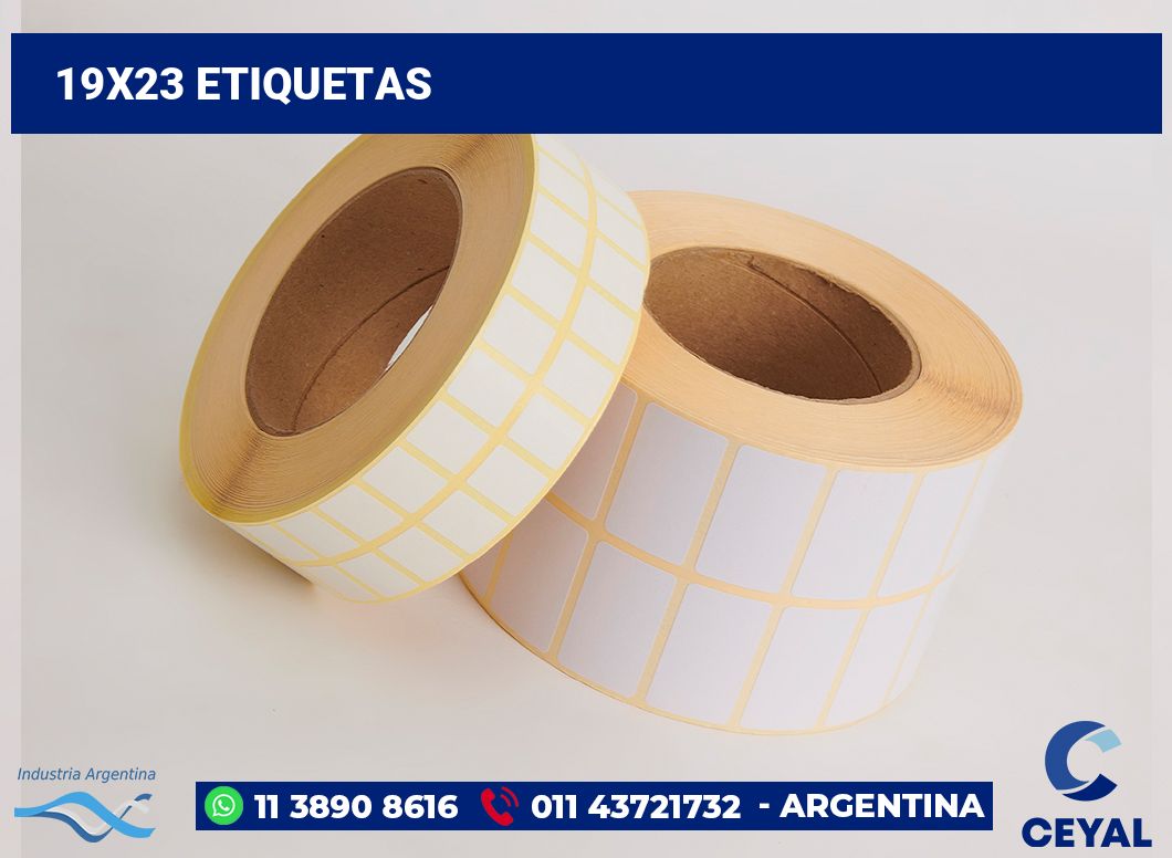 19x23 Etiquetas