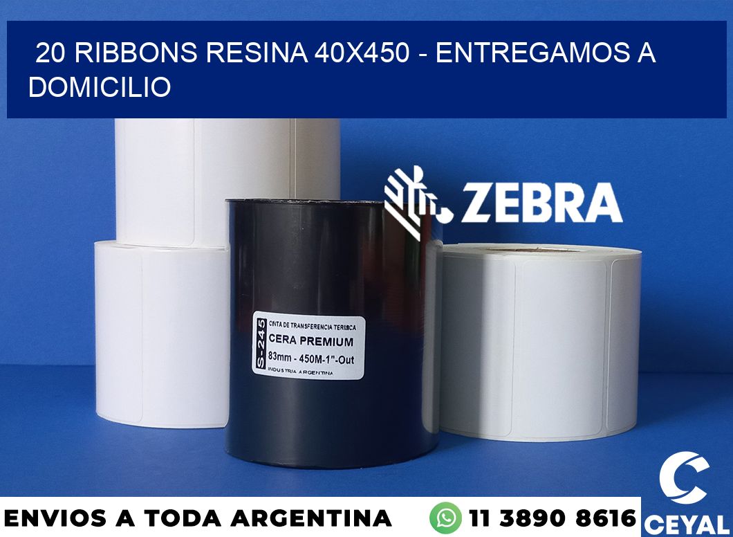 20 Ribbons resina 40x450 - entregamos a domicilio