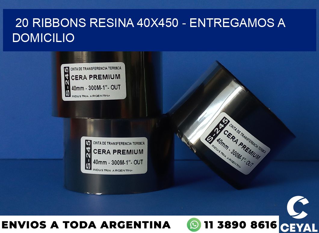 20 Ribbons resina 40×450 – entregamos a domicilio