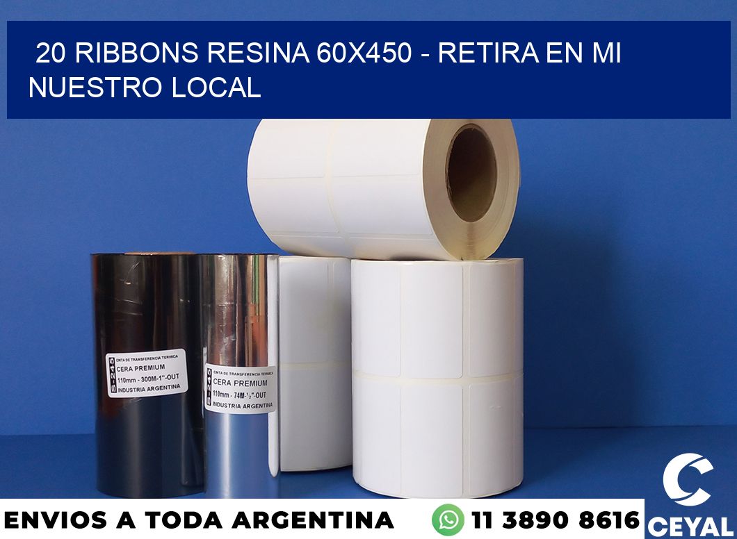 20 Ribbons resina 60×450 – retira en mi nuestro local