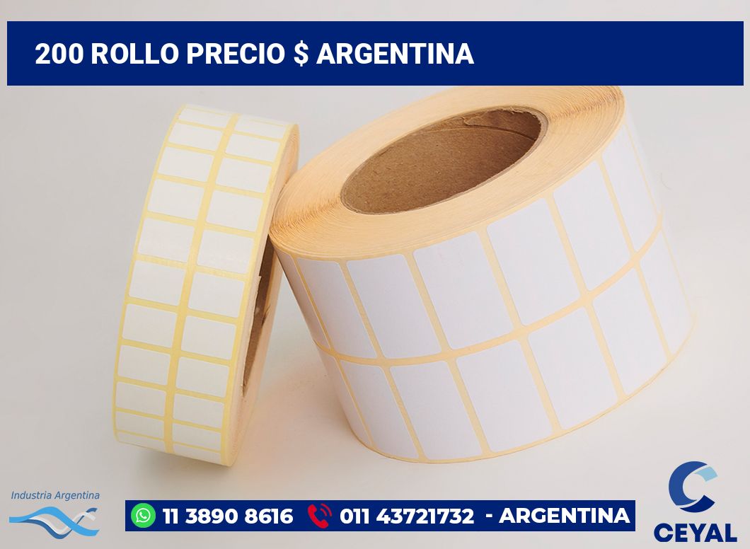 200 Rollo precio $ argentina