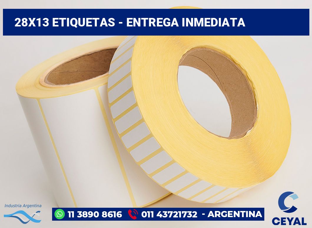 28x13 Etiquetas