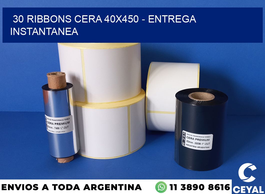 30 Ribbons cera 40×450 – entrega instantanea