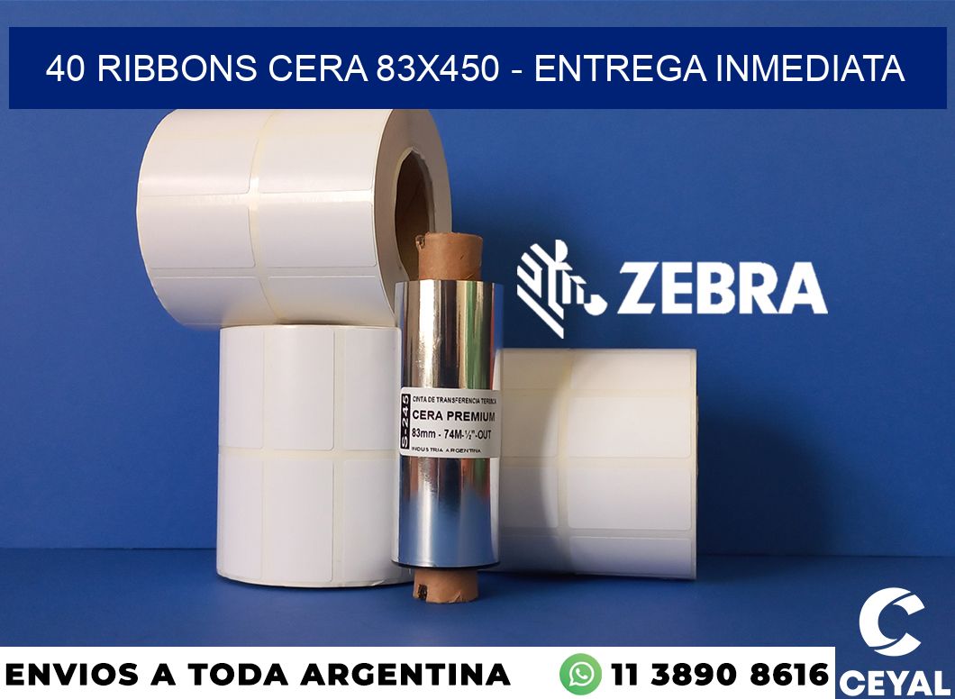 40 Ribbons cera 83x450 - Entrega inmediata