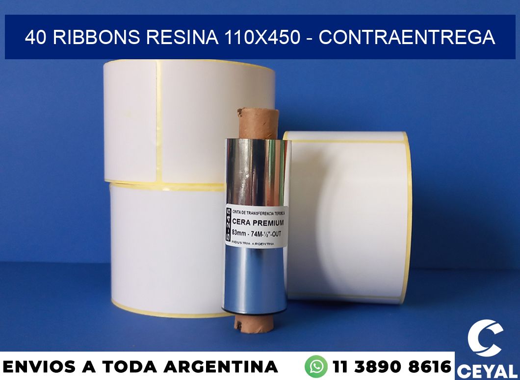 40 Ribbons resina 110×450 – contraentrega