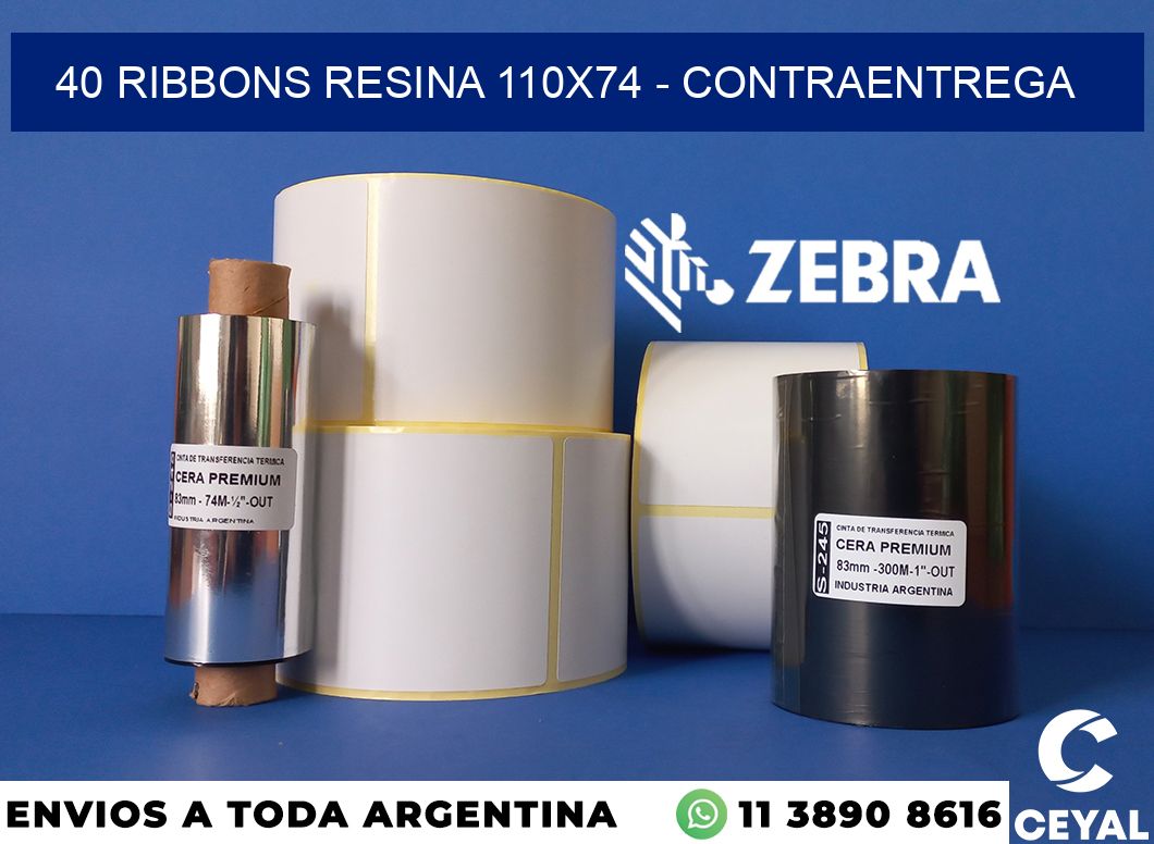 40 Ribbons resina 110x74 - contraentrega