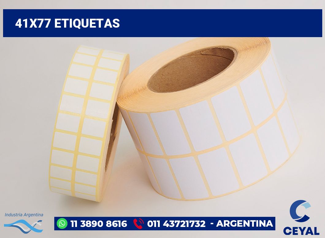 41×77 Etiquetas