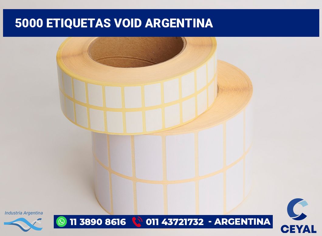 5000 Etiquetas void argentina