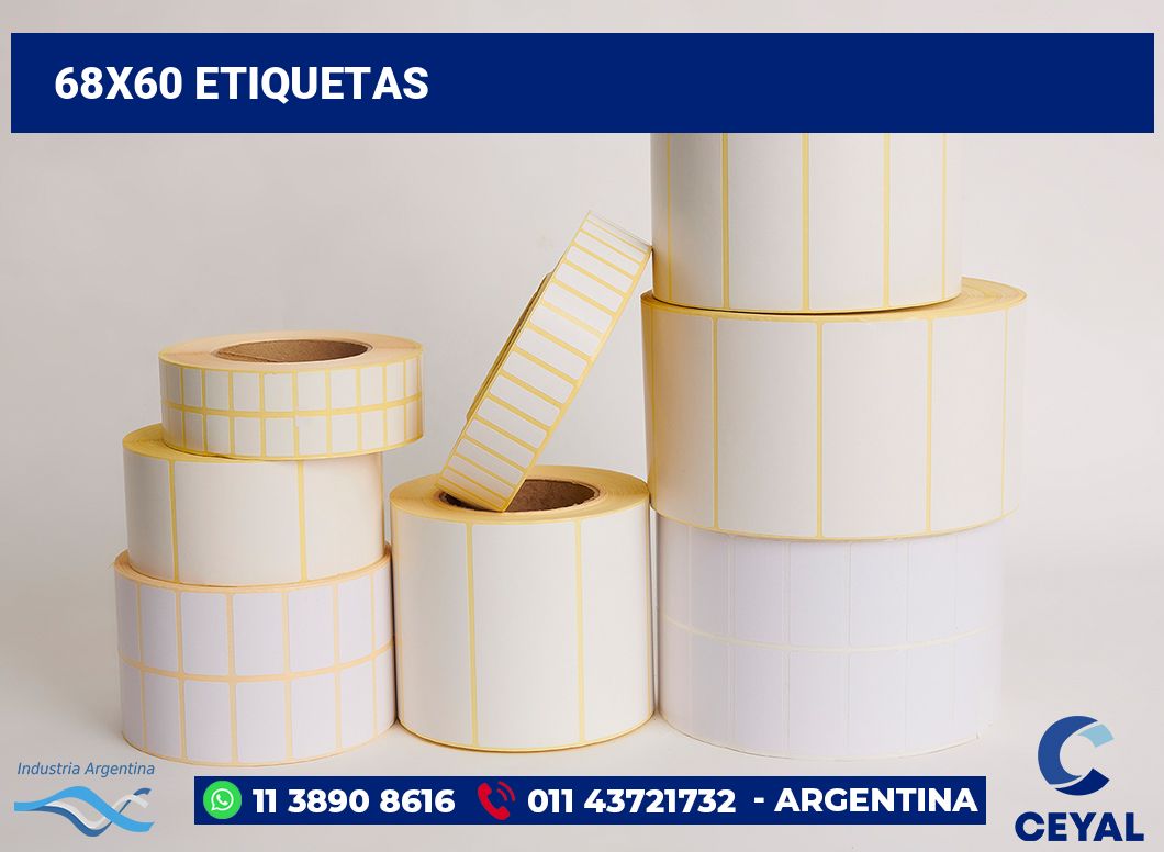68x60 Etiquetas