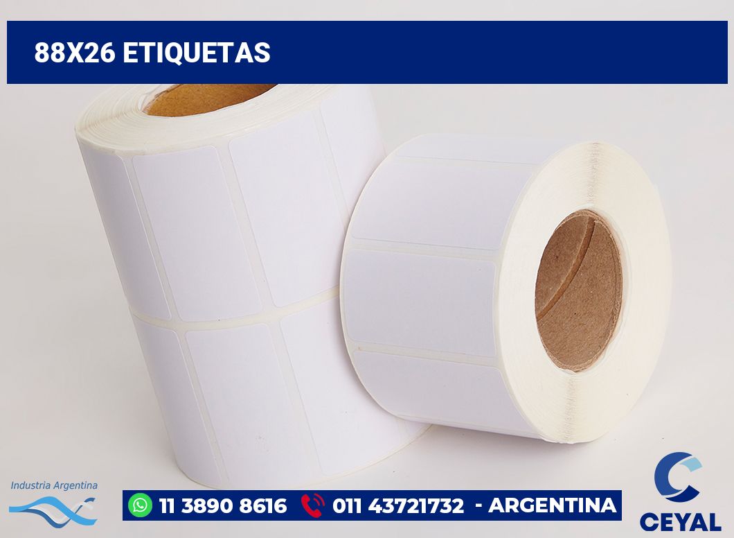 88x26 Etiquetas