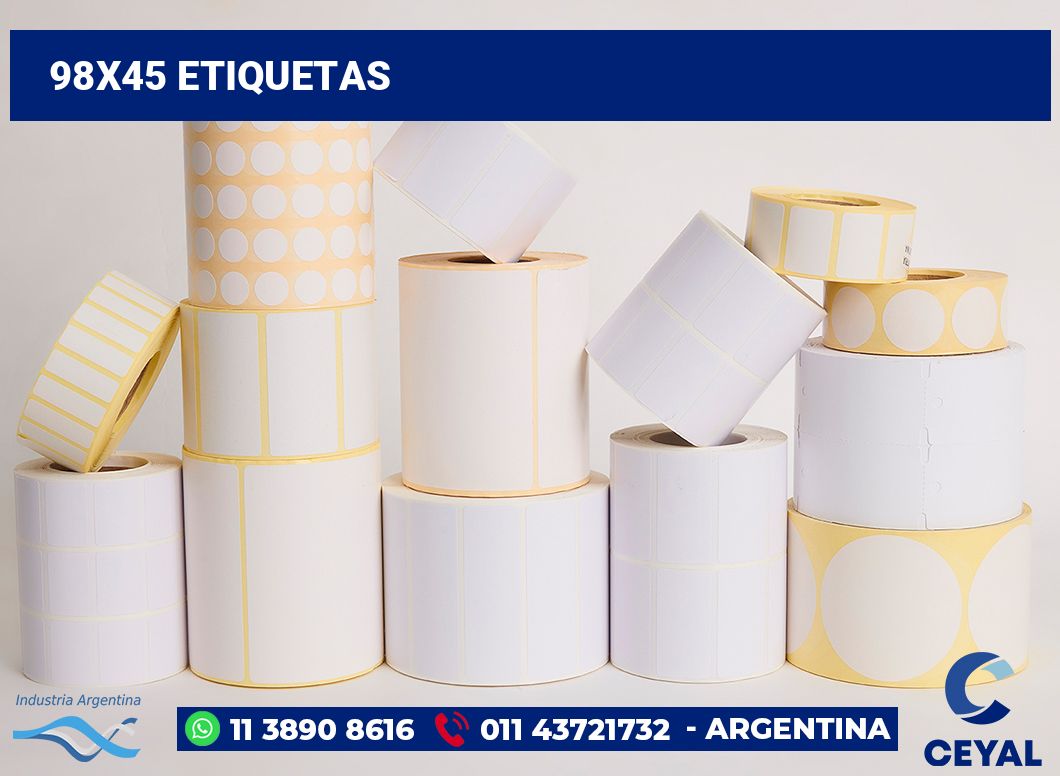 98x45 Etiquetas