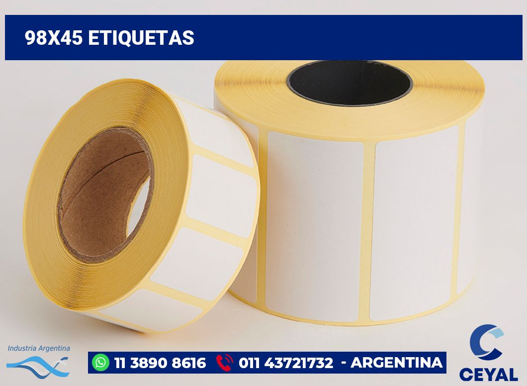 98x45 Etiquetas
