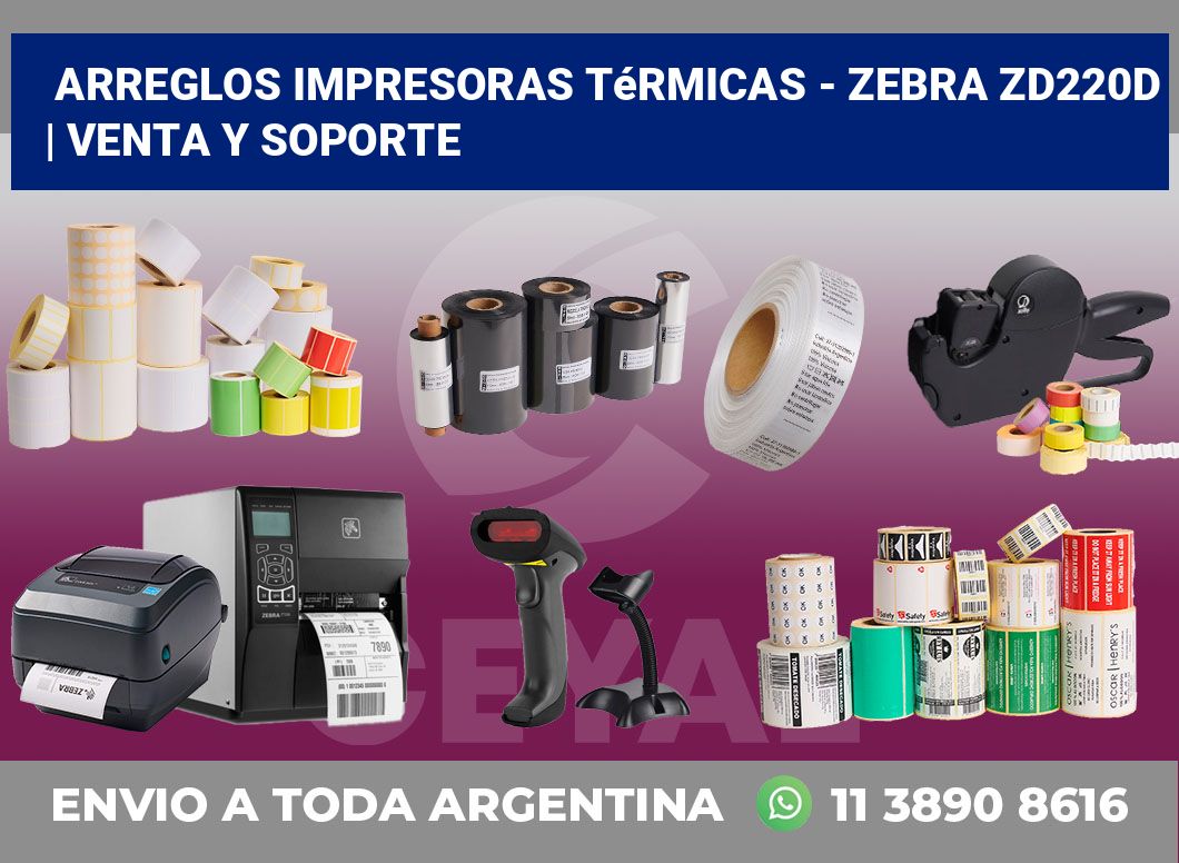 Arreglos impresoras térmicas – Zebra ZD220d | Venta y soporte