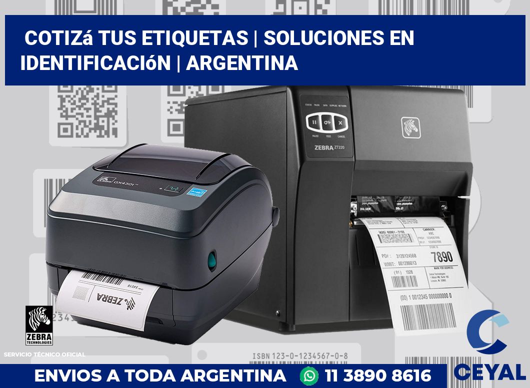 Cotizá tus etiquetas | Soluciones en identificación | Argentina