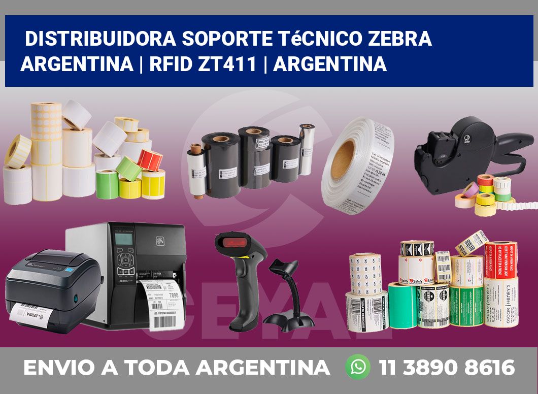 Distribuidora soporte técnico Zebra Argentina | RFID ZT411 | Argentina