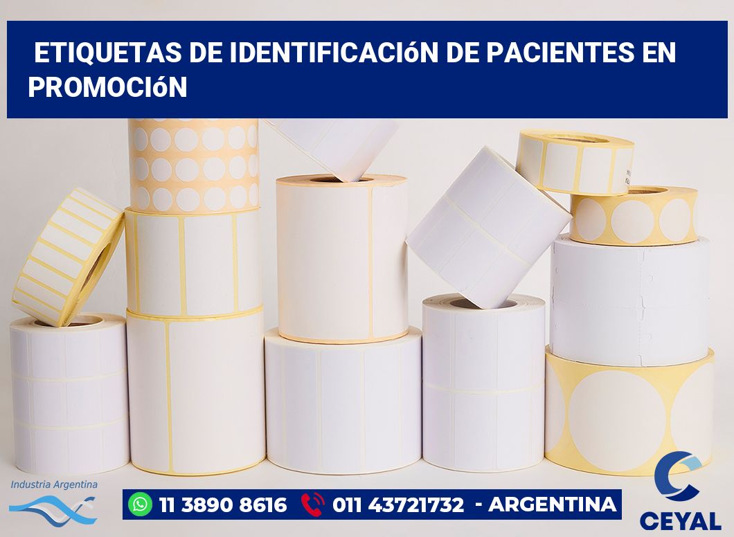 Etiquetas de Identificación de Pacientes en Promoción