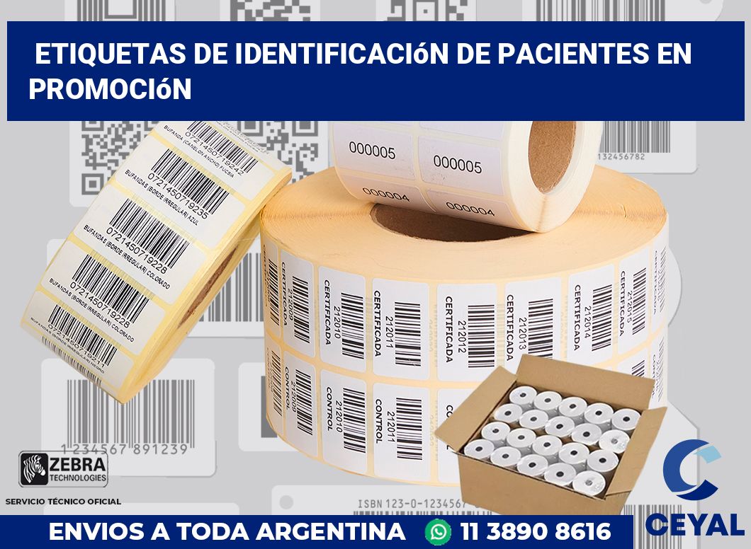 Etiquetas de Identificación de Pacientes en Promoción