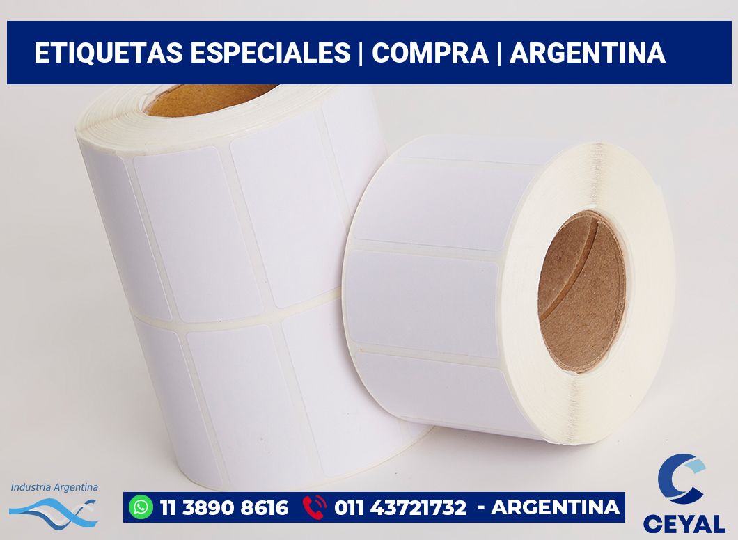 Etiquetas especiales | Compra | Argentina