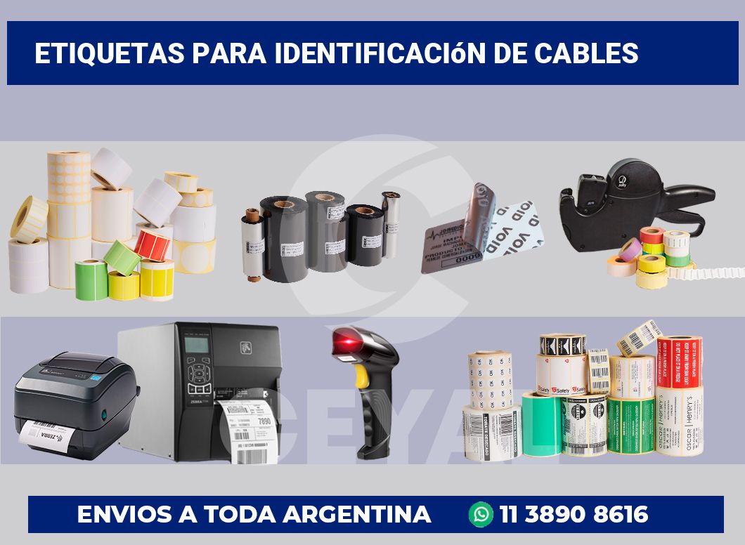 Etiquetas para Identificación de Cables