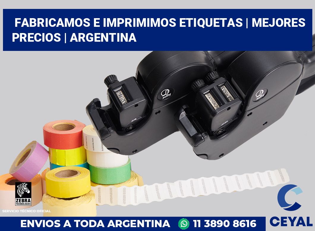 Fabricamos e imprimimos etiquetas | Mejores precios | Argentina
