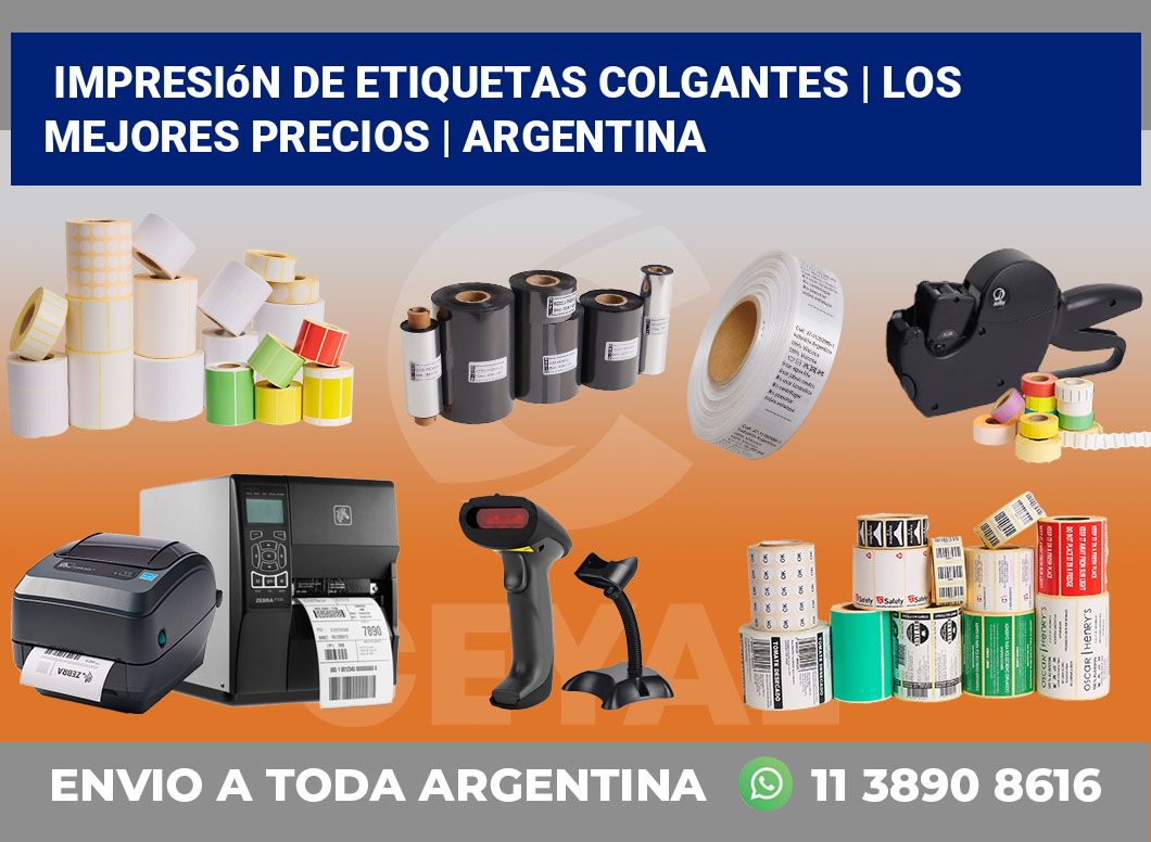 Impresión de etiquetas colgantes | Los mejores precios | Argentina