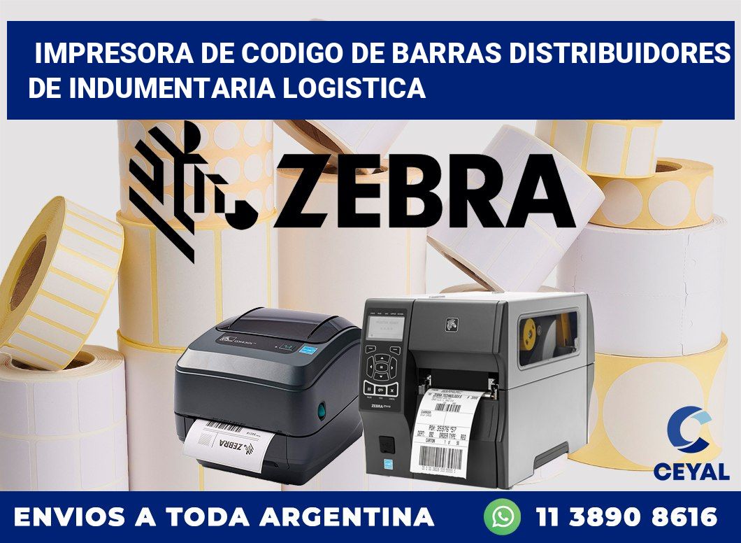 Impresora de codigo de barras Distribuidores de indumentaria logistica