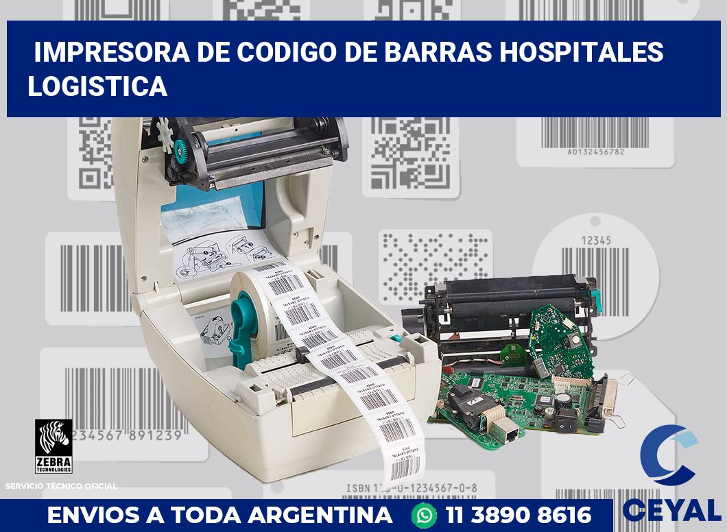 Impresora de codigo de barras Hospitales logistica