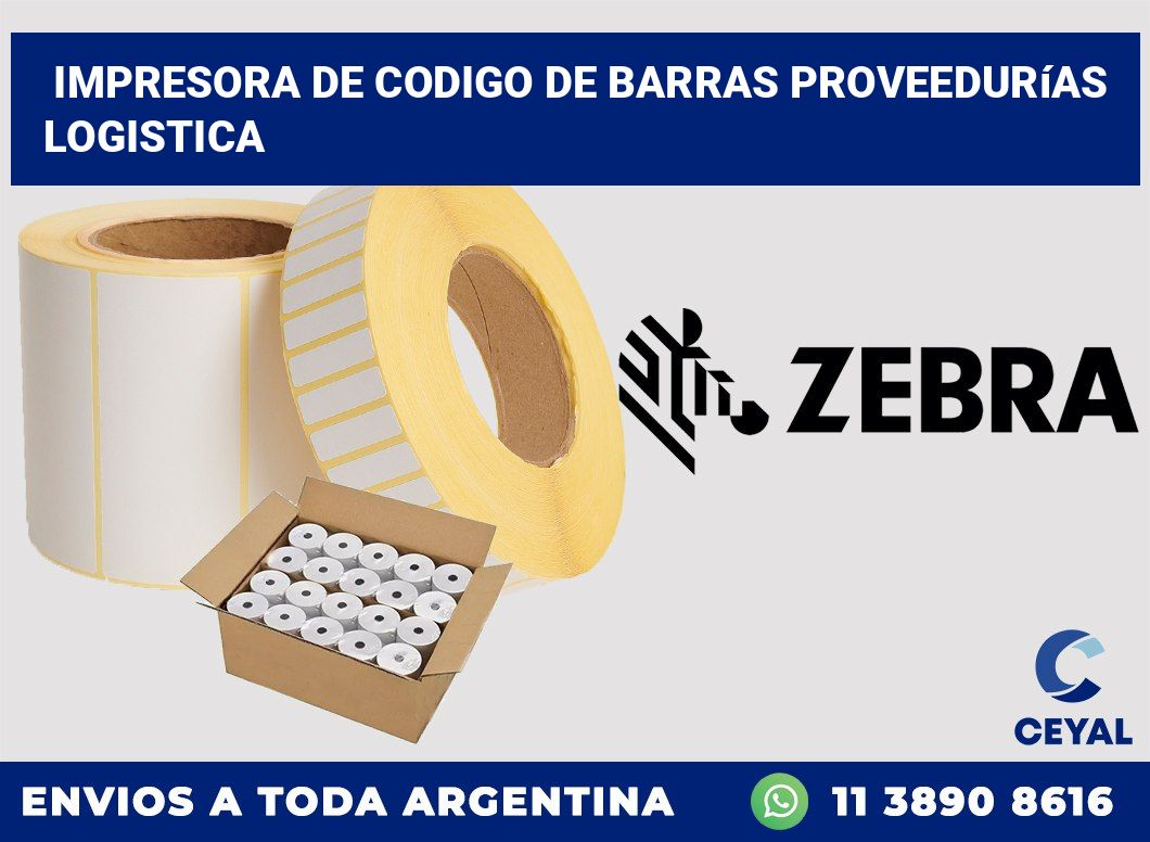 Impresora de codigo de barras Proveedurías logistica