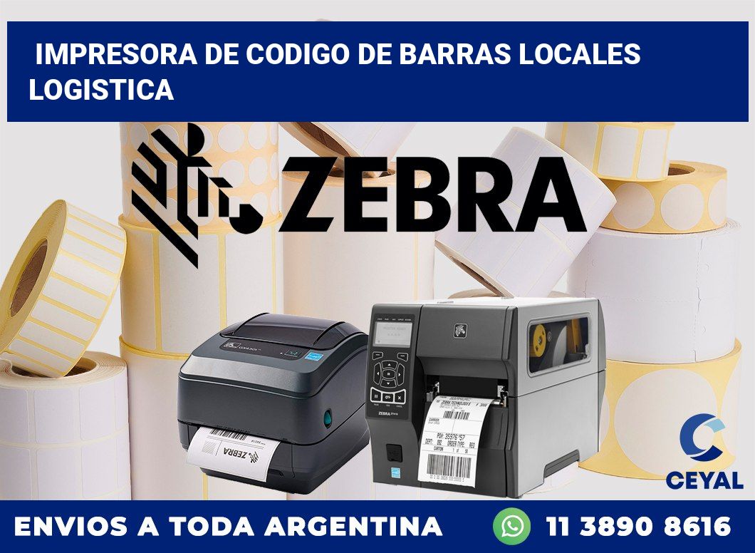 Impresora de codigo de barras locales logistica