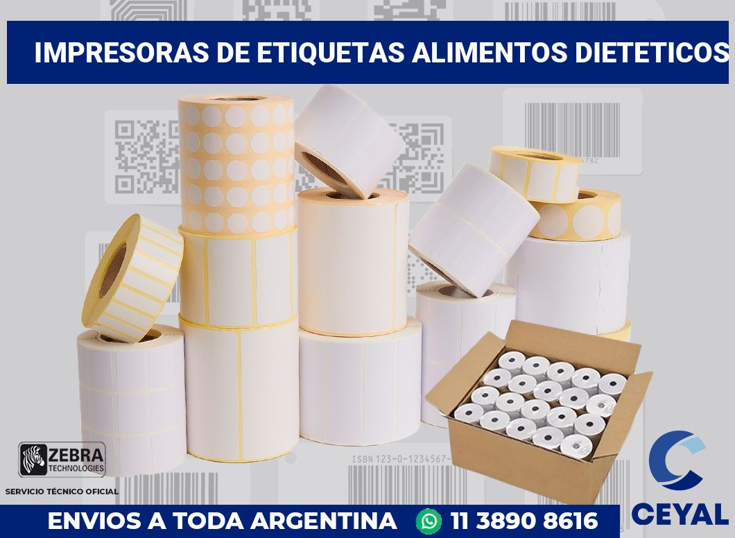 Impresoras de etiquetas Alimentos dieteticos