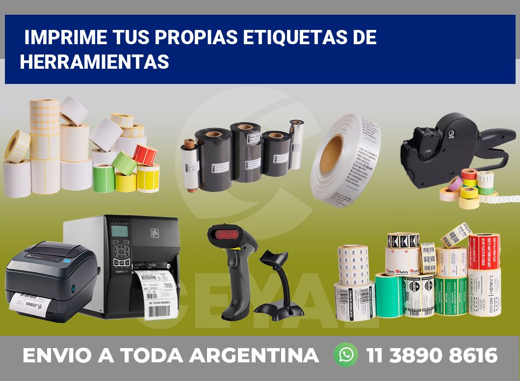 Imprime tus Propias Etiquetas de Herramientas