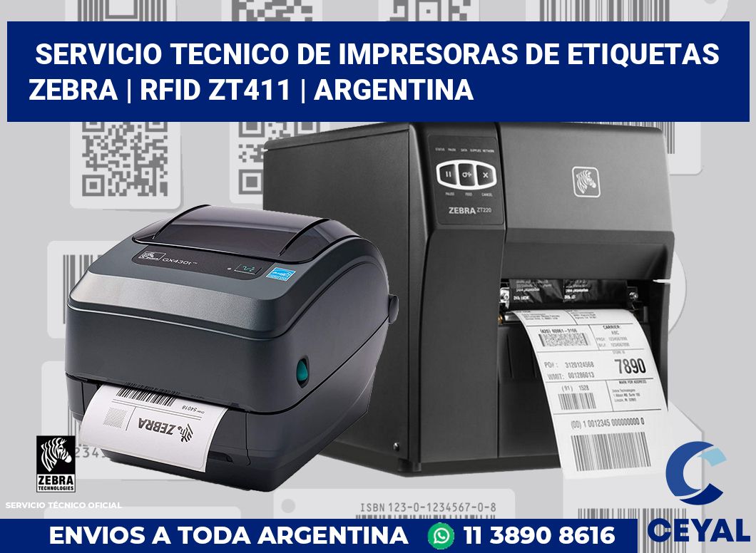 Servicio Tecnico De Impresoras De Etiquetas Zebra | RFID ZT411 | Argentina