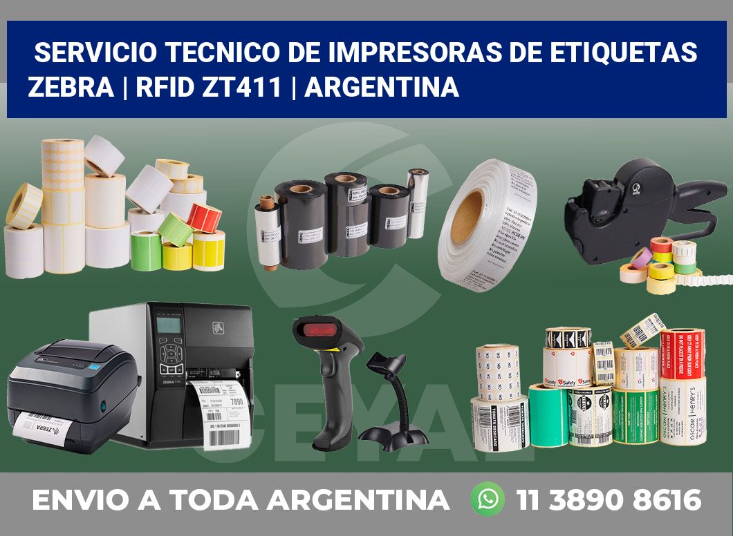 Servicio Tecnico De Impresoras De Etiquetas Zebra | RFID ZT411 | Argentina